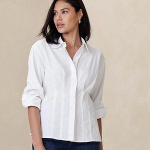 Banana Republic FITTED POPLIN SHIRT